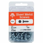HOMECARE PRODUCTS 41052 6 x 0.75 in. Phillips Pan Head Sheet Metal Screw HO3302293